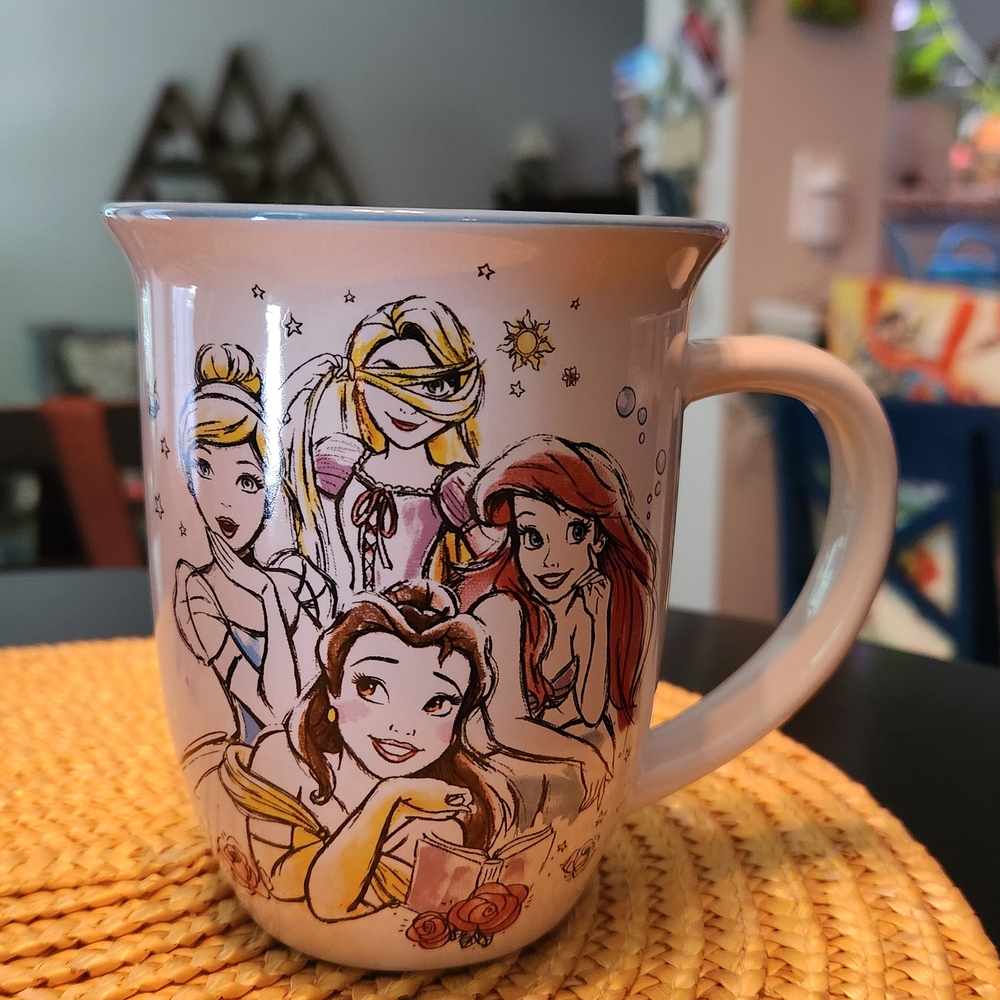 Disney Princess Mug - White and Multicolor